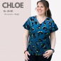 Preview: PDF-Schnittmuster V-Shirt Chloe / Shirt mit Rüsche und V-Ausschnitt 34-50